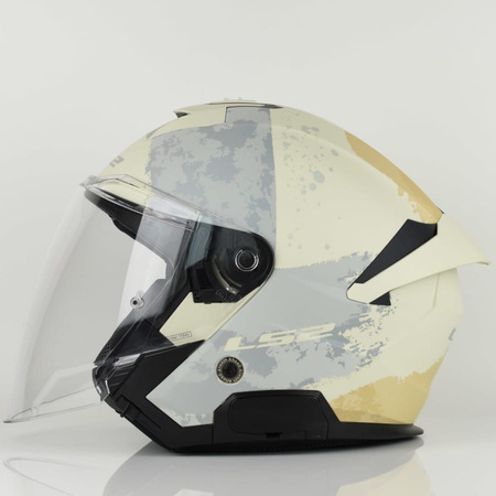 Kask Motocyklowy Otwarty LS2 OF618 VERSO II SOLID AQUA IVORY MAT