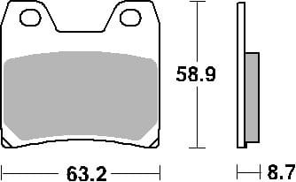 Klocki Hamulcowe SBS 770HF