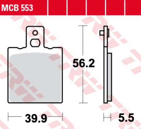 Klocki Hamulcowe TRW MCB553
