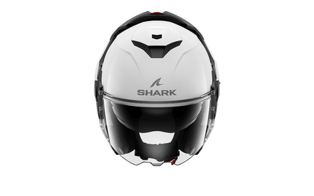 Kask Szczękowy Motocyklowy SHARK OXO BLANK WHITE