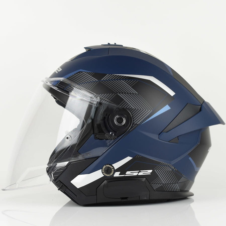 Kask Motocyklowy Otwarty LS2 OF618 VERSO II SOLID AIR NAVY BLUE