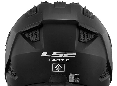 Kask Motocyklowy Enduro LS2 MX708 FAST II DUCK H-V ORANGE RED
