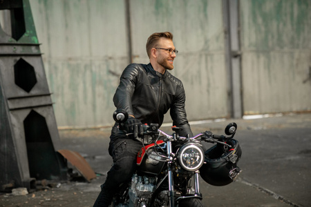 Kurtka Skórzana Motocyklowa SECA WANTED II BLACK