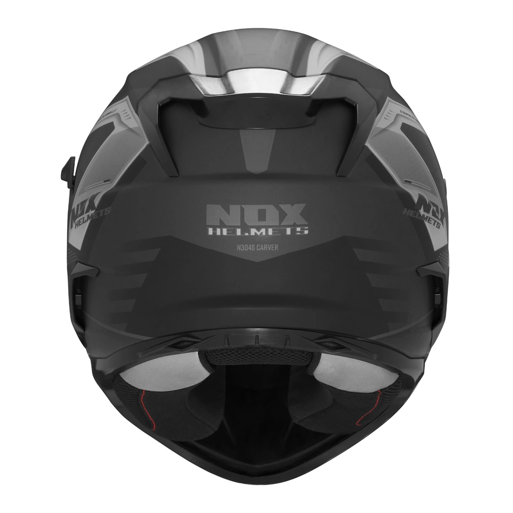 Kask integralny motocyklowy NOX N304 CARVER Czarno-tytanowy