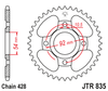Zębatka Tylna JT JTR835.45