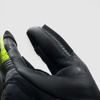 Skórzane rękawice motocyklowe REBELHORN VIPER BLACK GREY FLUO YELLOW