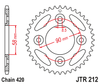Zębatka Tylna JT JTR212.35