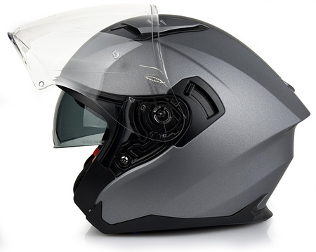 Kask Otwarty Apex JI200 SOLID TITAN blenda