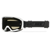 GOGLE IMX ENDURANCE RACE GOG WHITE/BLACK (SZYBA DARK SMOKE + CLEAR)