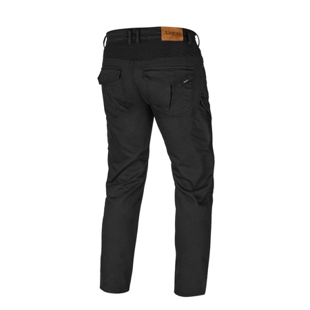 Spodnie Męskie Jeansowe Motocyklowe SECA SQUADRON BLACK