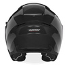 Kask Otwarty Motocyklowy NOX N130 SOLID BLACK
