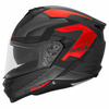 Kask Integralny Motocyklowy NOX N304 CARVER BLACK RED