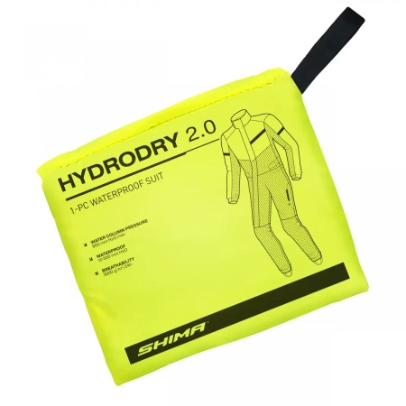 Kombinezon Przeciwdeszczowy SHIMA HYDRODRY 2.0 BLACK FLUO