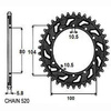 Zębatka Tylna Sunstar Aluminiowa SUNR5-3356-44