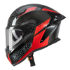 Kask Integralny Motocyklowy CABERG DRIFT EVO II CARBON NOVA BLACK RED
