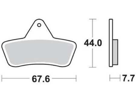 Klocki Hamulcowe TRW MCB763SI