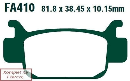 Klocki Hamulcowe EBC FA410R