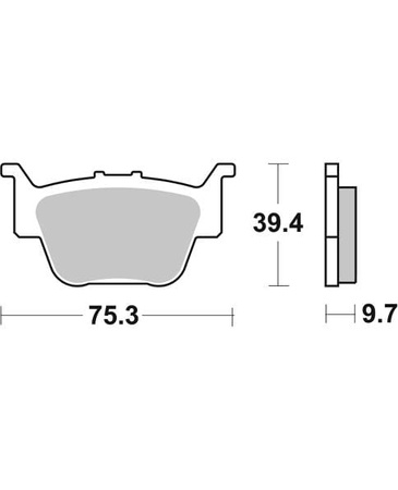 Klocki Hamulcowe SBS 813SI