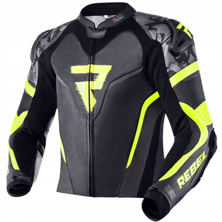Damska Kurtka Rebelhorn Rebel Lady Black Yellow