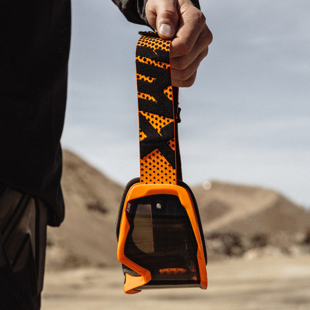 GOGLE IMX ENDURANCE FLIP GOG ORANGE (SZYBA DARK SMOKE + CLEAR)