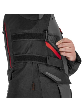 Kurtka Motocyklowa SHIMA DUNE JKT czarny czerwony