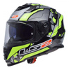 Kask integralny LS2 FF800 STORM II CYBORG H-V YELL GREY