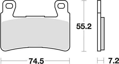 Klocki Hamulcowe TRW MCB752TRQ