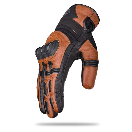 Rękawice Motocyklowe TW40 WOLF LETO WOOD skóra