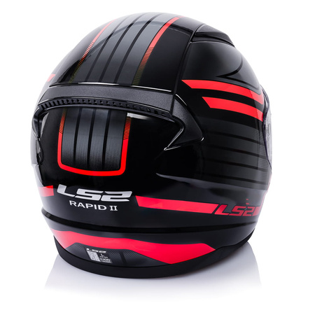 Kask Integralny LS2 FF353 Rapid II Circuit Black Red