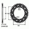 Zębatka Tylna Sunstar SUNR1-3356-38