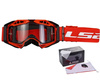 Gogle Enduro Motocross LS2 Aura Black Red Clear