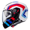 Kask szczękowy CABERG FLIP-UP HORUS X ROAD WHITE BLACK RED