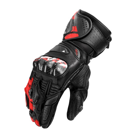 Rękawice Motocyklowe SHIMA RS-3 BLACK RED czarny czerwone