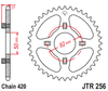 Zębatka Tylna JT JTR256.42