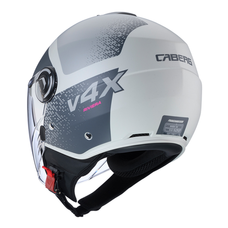 Kask Otwarty Motocyklowy CABERG RIVIERA V4X ALPHA GREY ANTHRACITE MATT