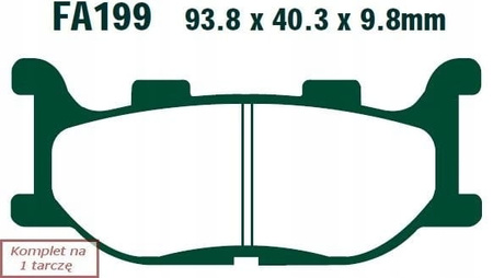 Klocki Hamulcowe EBC FA199V