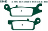 Klocki Hamulcowe EBC FA443R