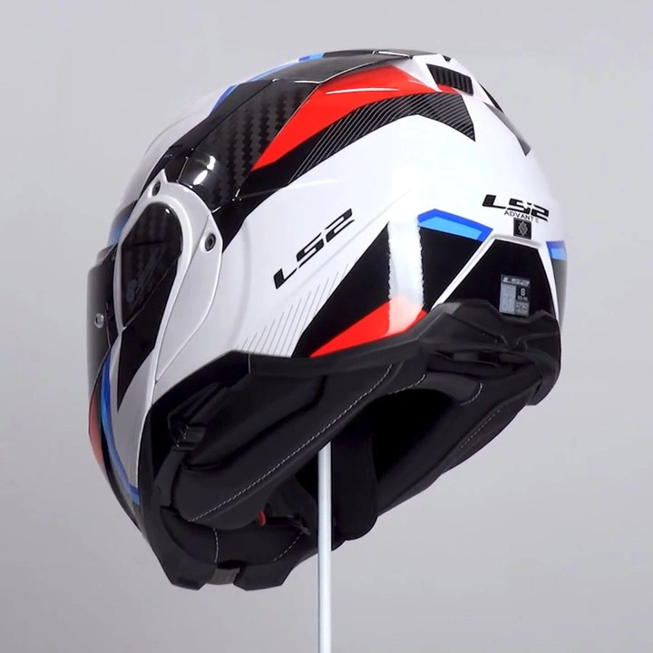 Kask LS2 FF910 ADVANT II TRIPLE Biały Niebieski Czerwony