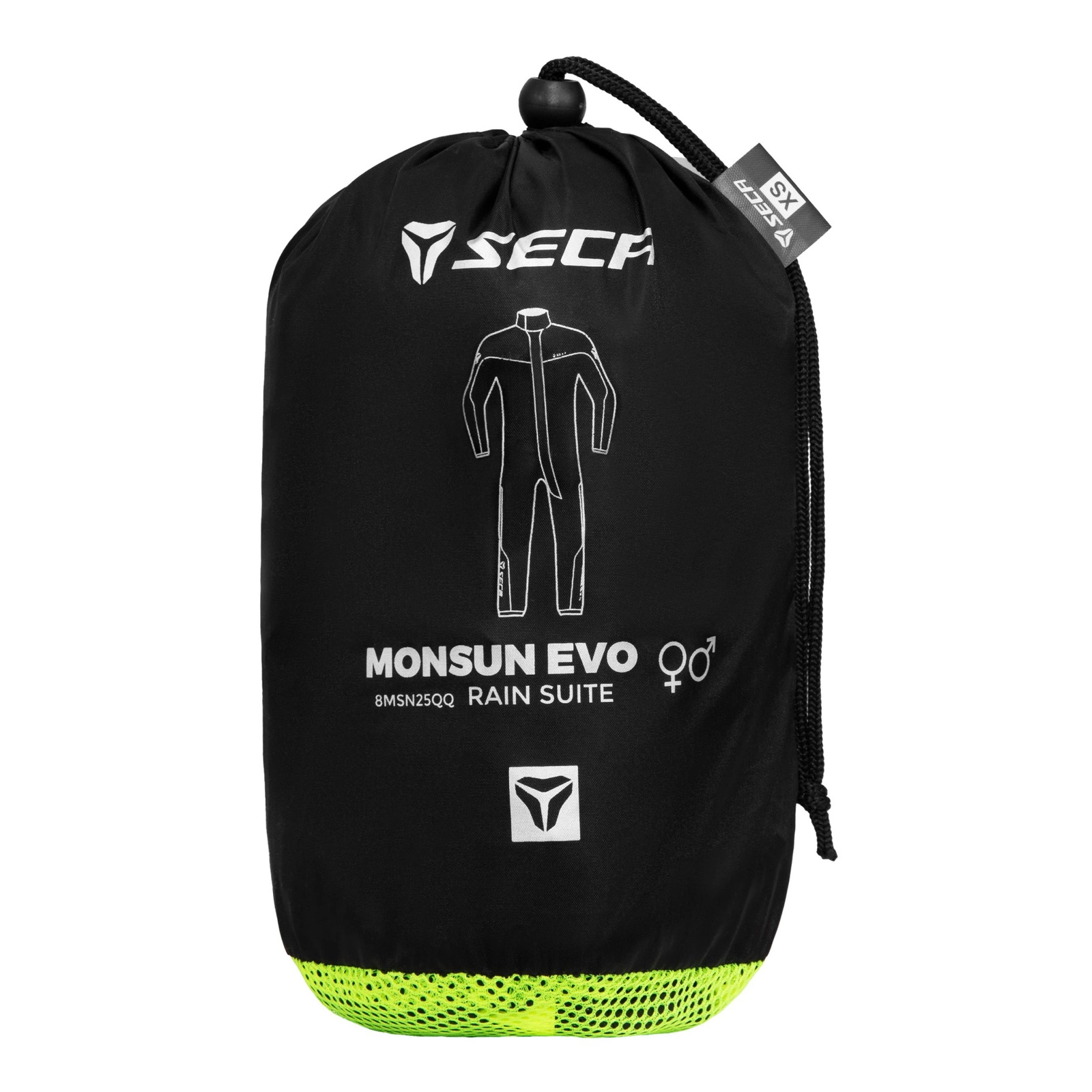 Kombinezon motocyklowy jednoczęściowy SECA MONSUN EVO BLACK FLUO