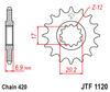 Zębatka Przednia JT JTF1120.13