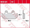 Klocki Hamulcowe TRW MCB624SV