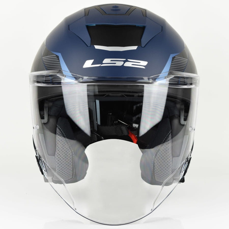 Kask Motocyklowy Otwarty LS2 OF618 VERSO II SOLID AIR NAVY BLUE