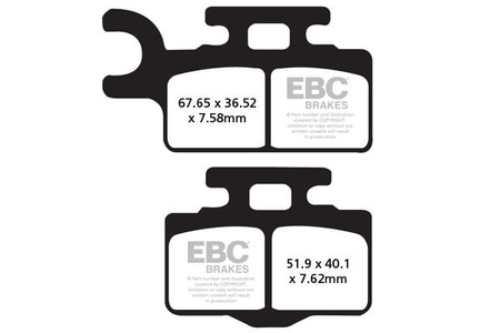 Klocki Hamulcowe EBC FA302R