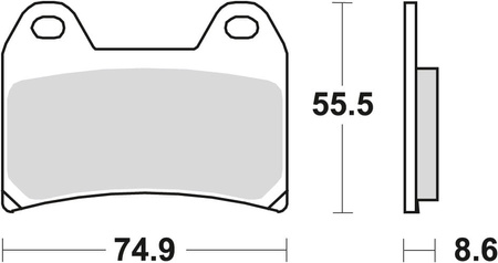Klocki Hamulcowe TRW MCB683