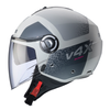 Kask Otwarty Motocyklowy CABERG RIVIERA V4X ALPHA GREY ANTHRACITE MATT