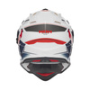 Kask Off-roadowy Motocyklowy NOX DUOSPORT N312 WHITE BLUE RED