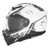 Kask Szczękowy Motocyklowy NOX FLIP-UP N967 SYNCHRO WHITE RED