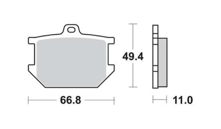 Klocki Hamulcowe TRW MCB68