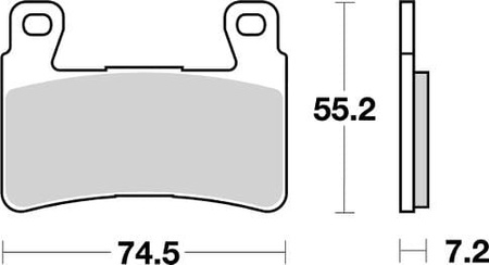 Klocki Hamulcowe SBS 734HF