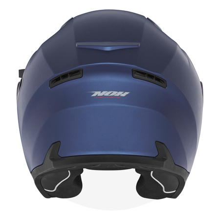 Kask Otwarty Motocyklowy NOX N130 SOLID BLUE MATT